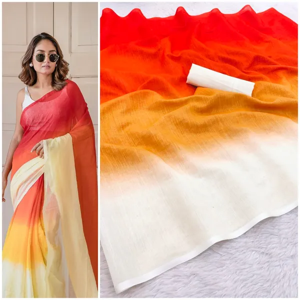 Multicolor_Banjaran_Elegant_Linen_Premium_Wax_Finish_And_Zalar_Detailing_Cotton_Printed_Saree_For_Women