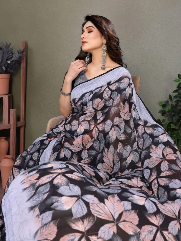 Pista_Green_Chiffon_Banjaran_Floral_Soft_Chiffon_Floral_Mill_Print_And_Elegant_Lace_Border_Saree_For_Women