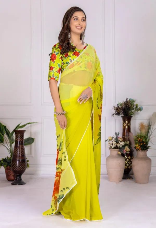 Multicolor_Flower_Peddling_High_Quality_Mill_Printing_Wax_Finishing_In_Saree_For_Women