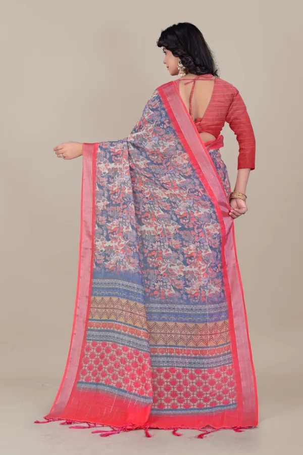Multicolor_Banjaran_Designer_Linen_Lurex_Weave_And_Handmade_Zalar_Cotton_Saree_For_Women