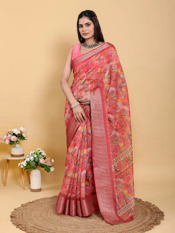 Multicolor_Bold_Artistic_Print_Linen_Cotton_Saree_For_Women