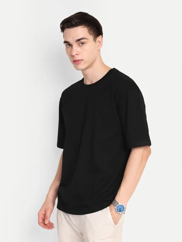 Black_Structured_Heavyweight_Oversize_T-shirt
