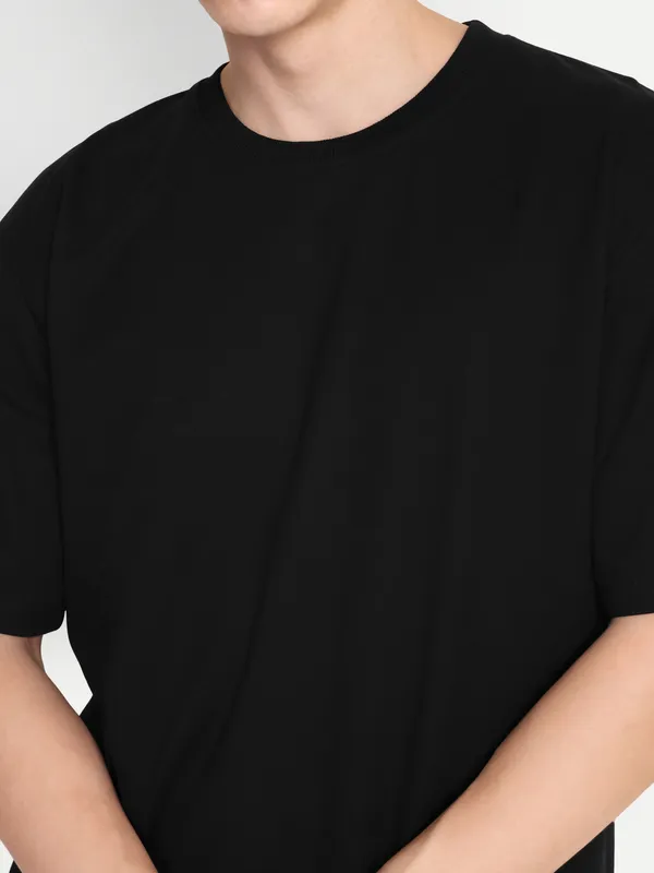 Black_Structured_Heavyweight_Oversize_T-shirt