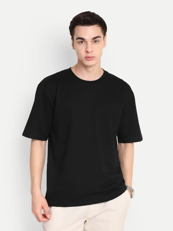 Black_Structured_Heavyweight_Oversize_T-shirt