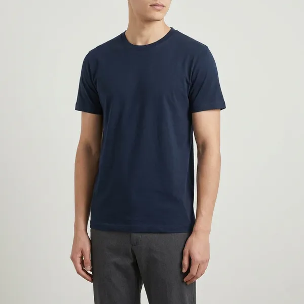 Navy_Blue_Cotton_Round_Neck_Regular_Fit_T-Shirt_For_Men