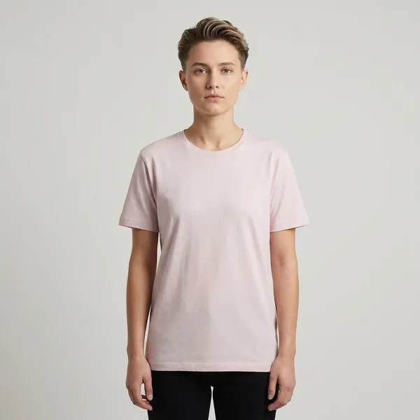 Lavender_Half-Sleeve_Round_Neck_T-Shirt_For_Men