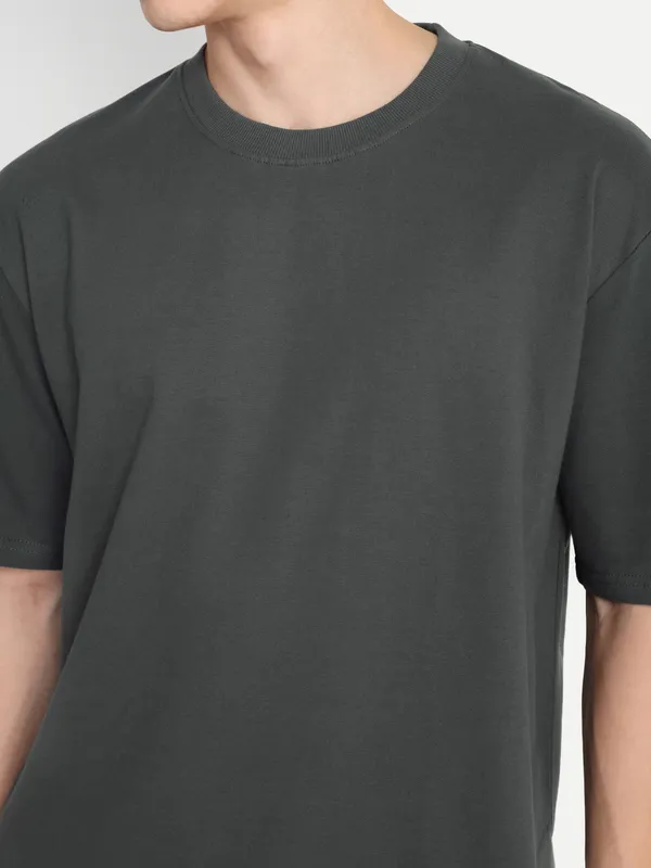 Smoke_Dark_Grey_Structured_Heavyweight_Oversize_T-shirt