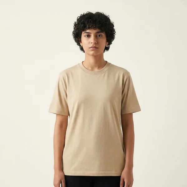 Plain_Beige_Unisex_Cotton_Oversized_T-Shirt