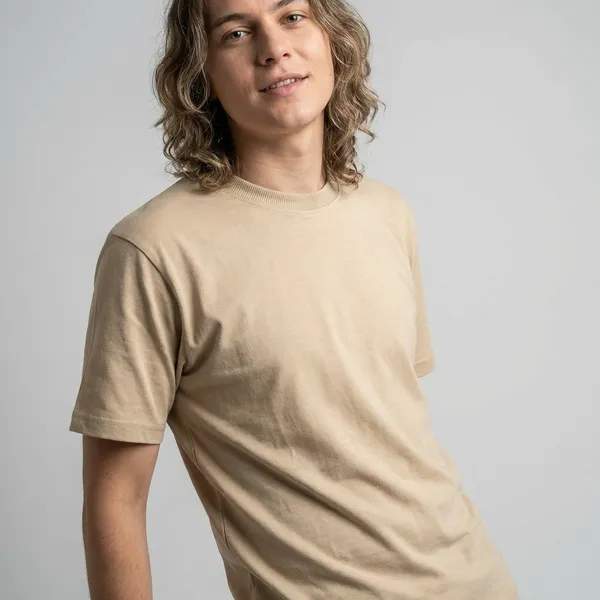 Plain_Beige_Unisex_Cotton_Oversized_T-Shirt
