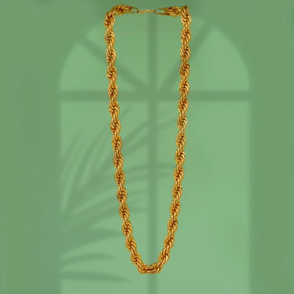 Gold_Plated_Rope_Chain_Necklace_For_Men_And_Women.