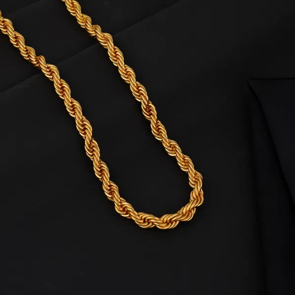 Gold_Plated_Rope_Chain_Necklace_For_Men_And_Women.
