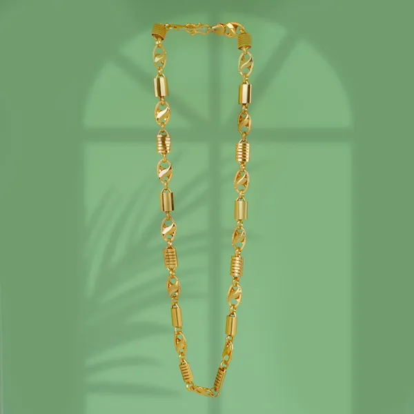 Men_Gold_Plated_Chain_Necklace_With_Alternating_Link_Design.
