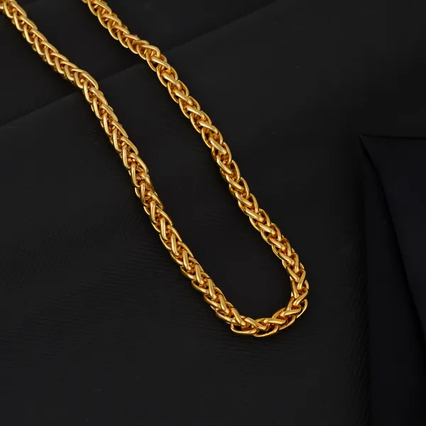 Gold_Plated_Rope_Chain_Necklace_For_Men_And_Women.