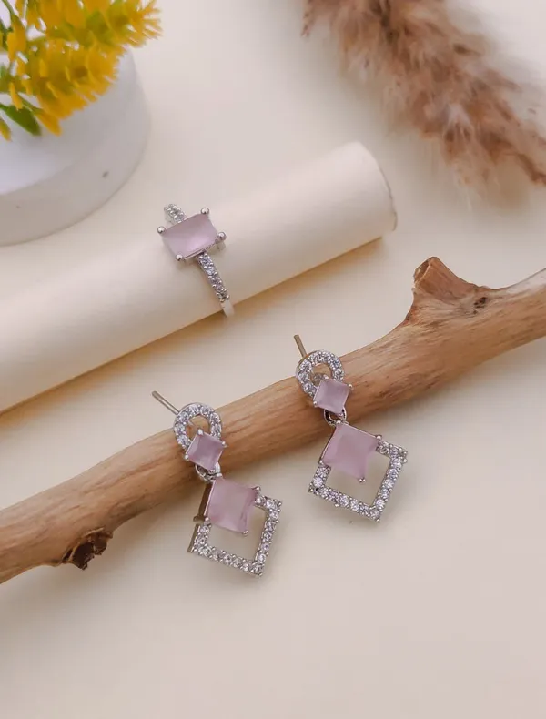 Pink_Opal_Jewellery_Set__Elegant_Ring_And_Earrings_Combo_Pack_Of_2