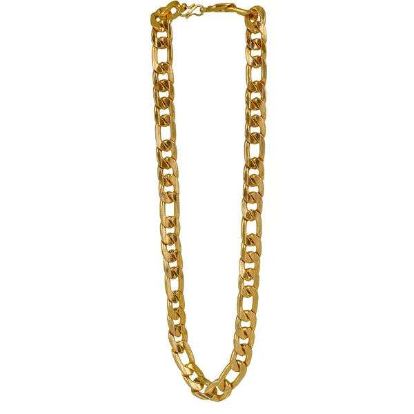 Gold_Toned_Figaro_Chain_Necklace_For_Men.