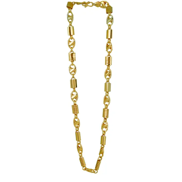 Men_Gold_Plated_Chain_Necklace_With_Alternating_Link_Design.