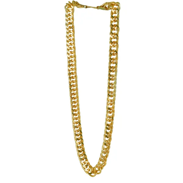 Gold_Toned_Cuban_Link_Chain_Necklace_For_Men.