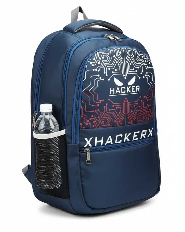 Blue_Nylon_Hacker_Backpack_35L_For_Boys_And_Girls
