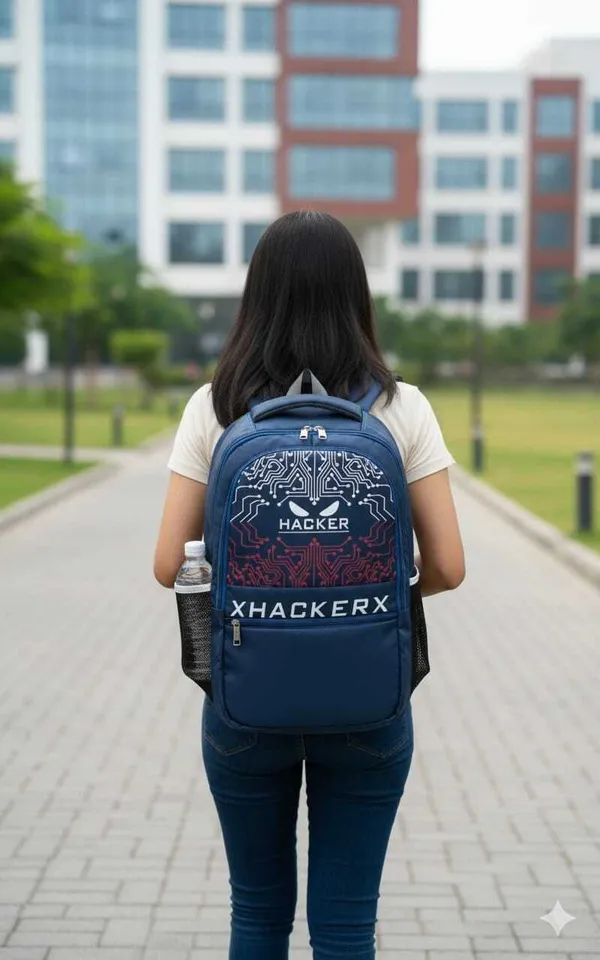 Blue_Nylon_Hacker_Backpack_35L_For_Boys_And_Girls