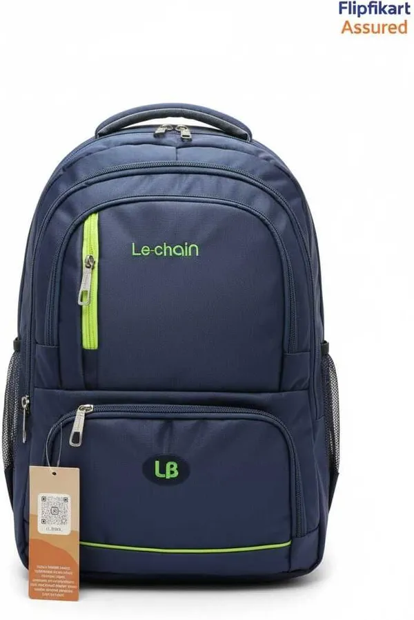 Black_Polyester_L_Chain_Double_Pocket_Laptop_Bag_35_L_For_Boys_And_Girls