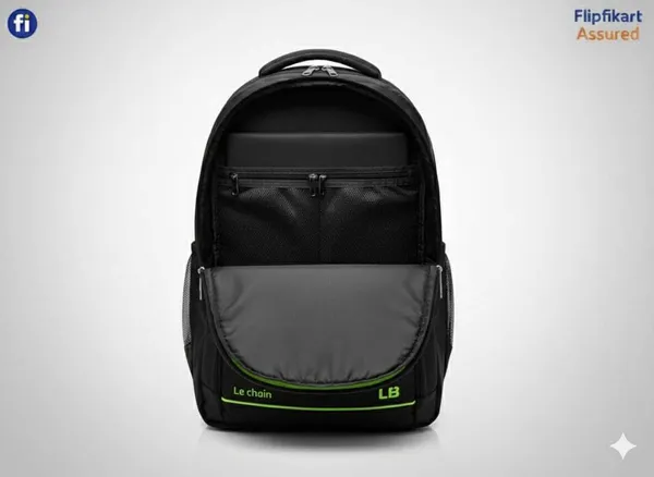 Black_Polyester_L_Chain_Double_Pocket_Laptop_Bag_35_L_For_Boys_And_Girls