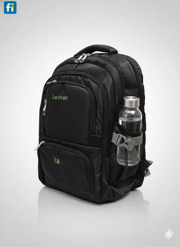 Black_Polyester_L_Chain_Double_Pocket_Laptop_Bag_35_L_For_Boys_And_Girls