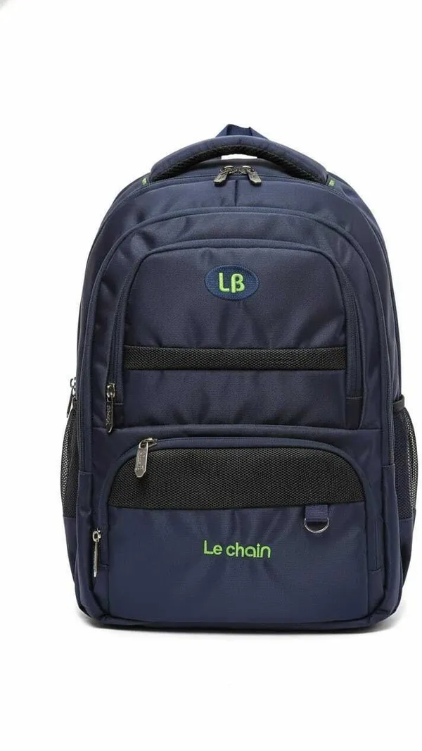 Blue_Polyester_Bag_Front_Two_Pocket_Laptop_Backpack_38_L_For_Boys_And_Girls