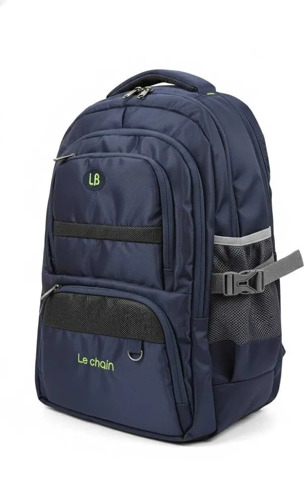 Blue_Polyester_Bag_Front_Two_Pocket_Laptop_Backpack_38_L_For_Boys_And_Girls