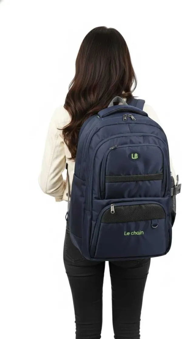 Blue_Polyester_Bag_Front_Two_Pocket_Laptop_Backpack_38_L_For_Boys_And_Girls
