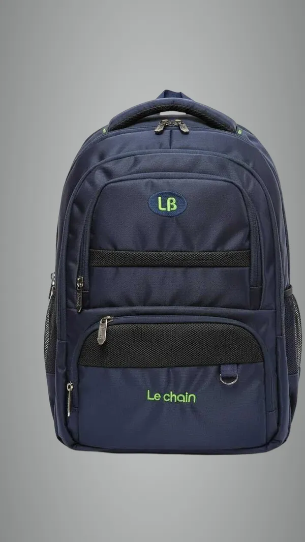 Blue_Polyester_Bag_Front_Two_Pocket_Laptop_Backpack_38_L_For_Boys_And_Girls