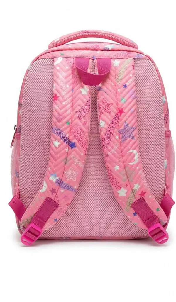 Pink_Nylon_Backpack_35L_For_Girls