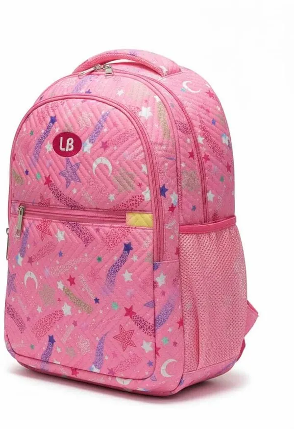 Pink_Nylon_Backpack_35L_For_Girls