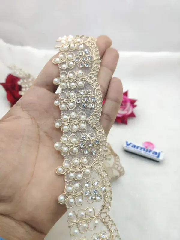 Off_White_Cotton_Premium_Stone_And_Mirror_Border_For_Women
