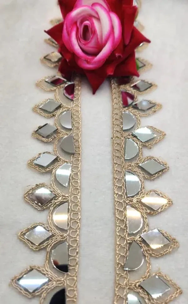 Off_White_Cotton_Premium_Stone_And_Mirror_Border_For_Women