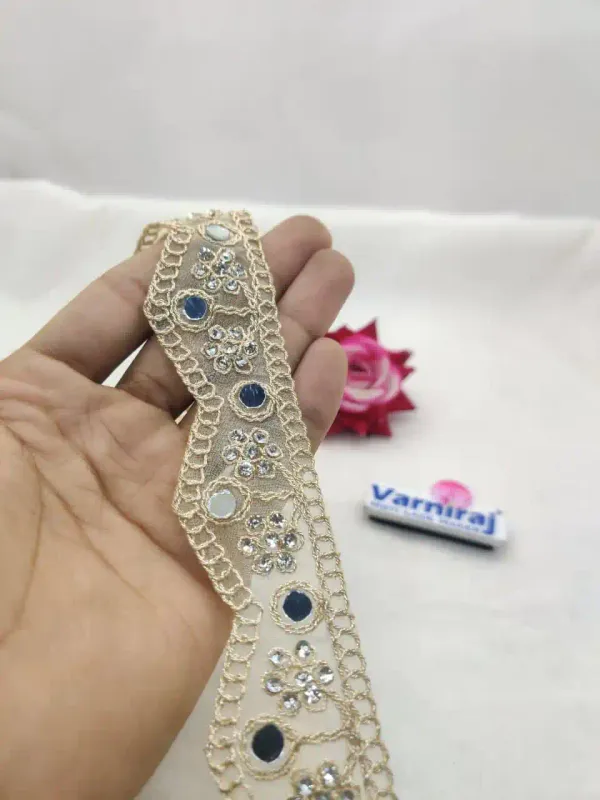 Off_White_Cotton_Premium_Stone_And_Mirror_Border_For_Women