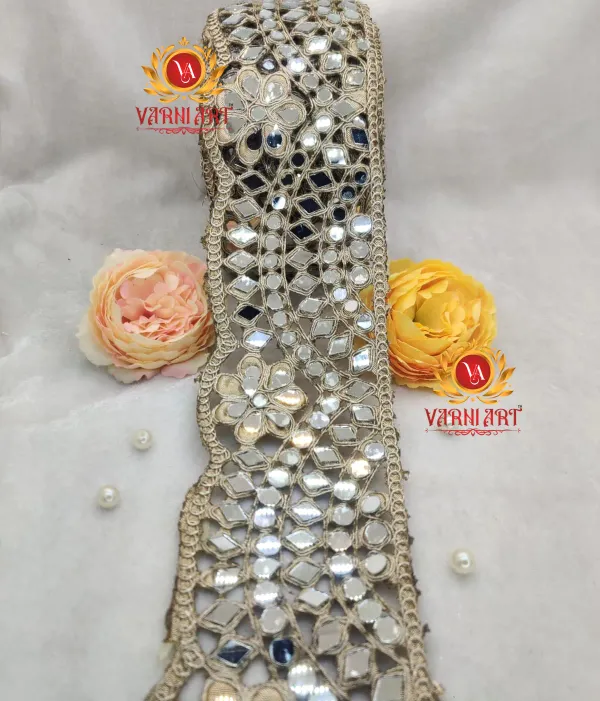 Off_White_Cotton_Premium_Stone_And_Mirror_Border_For_Women