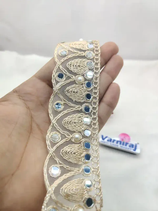 Off_White_Cotton_Premium_Stone_And_Mirror_Border_For_Women