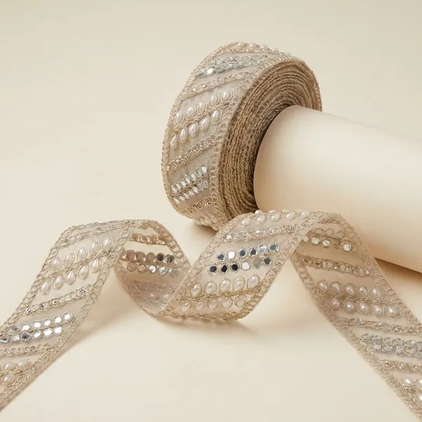 Off_White_Cotton_Premium_Stone_And_Mirror_Border_For_Women