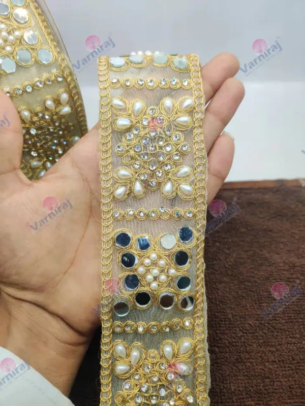 Off_White_Cotton_Premium_Stone_And_Mirror_Border_For_Women