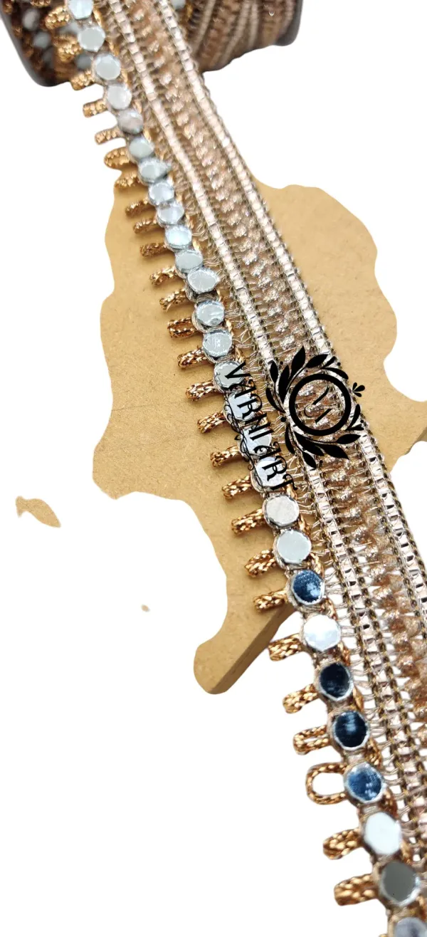 Rose_Gold_Cotton_Premium_Stone_And_Mirror_Border_For_Women