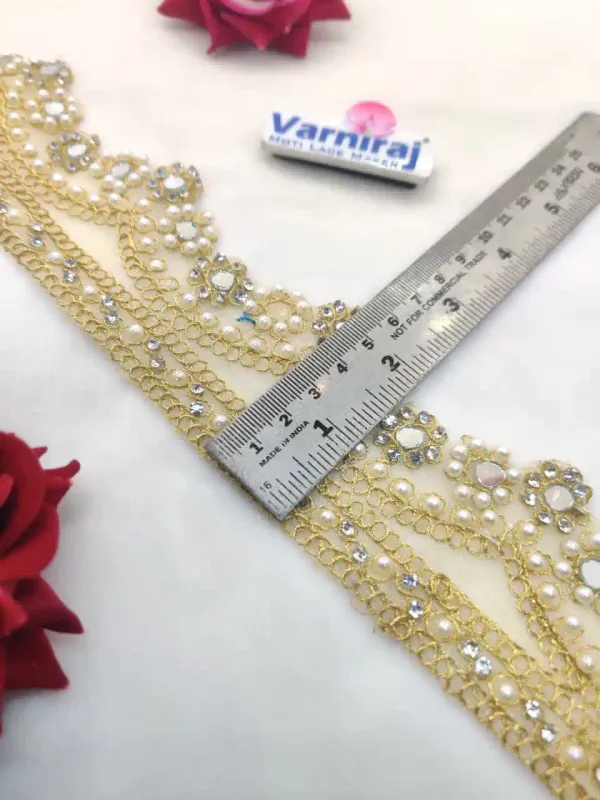 Gold_Cotton_Premium_Stone_And_Mirror_Border_For_Women