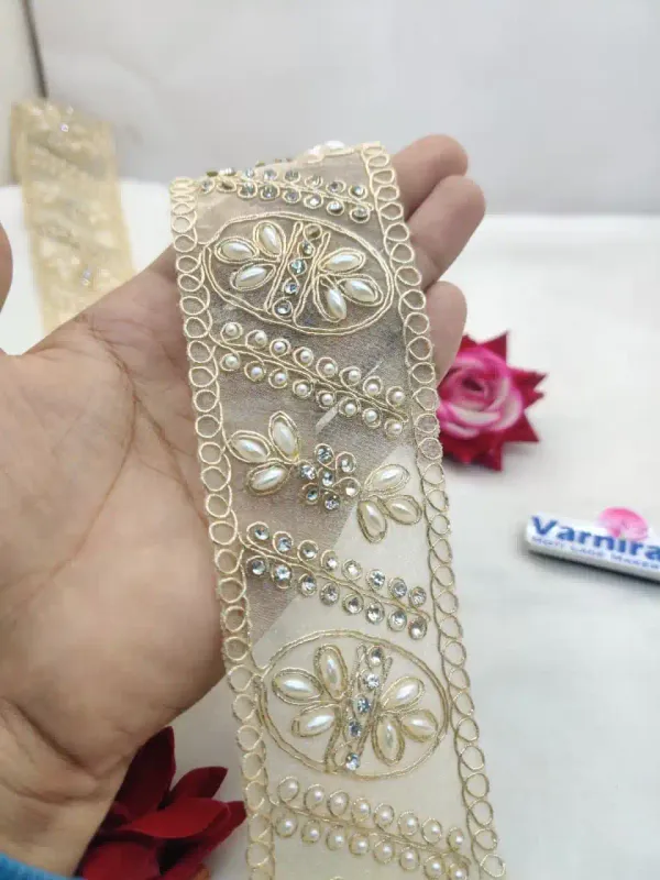 Off_White_Cotton_Premium_Stone_And_Mirror_Border_For_Women
