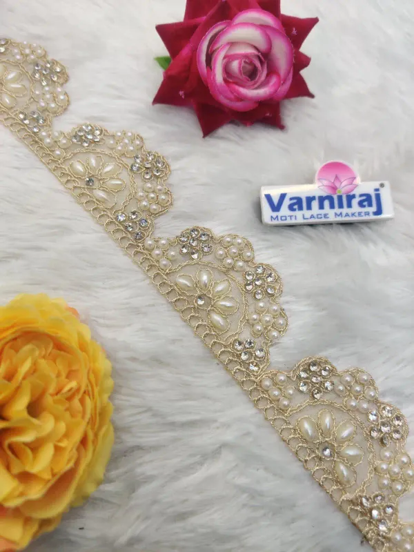 Off_White_Cotton_Premium_Stone_And_Mirror_Border_For_Women