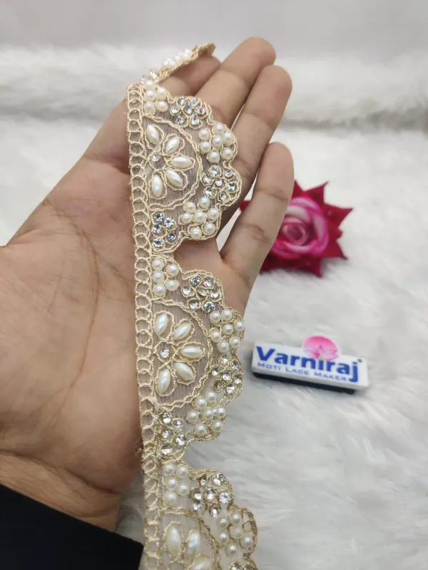 Off_White_Cotton_Premium_Stone_And_Mirror_Border_For_Women