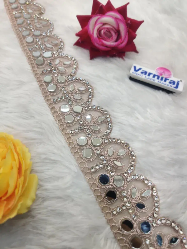 Beige_Cotton_Premium_Stone_And_Mirror_Border_For_Women