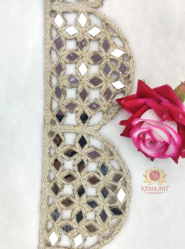 Off_White_Cotton_Premium_Stone_And_Mirror_Border_For_Women