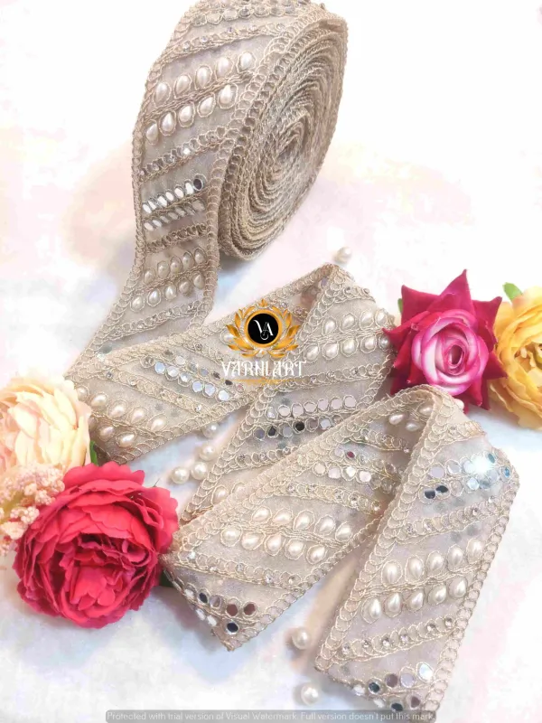 Off_White_Cotton_Premium_Stone_And_Mirror_Border_For_Women