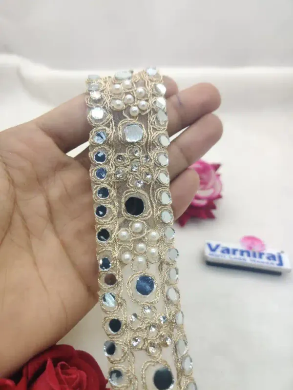 Off_White_Cotton_Premium_Stone_And_Mirror_Border_For_Women