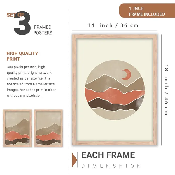 ARTELLY_Framed_Wall_Paintings_For_Wall/Home_Decoration_Living_Room_Bedroom_Frames_For_Office_Hotel_Cafe_Wall_Decor_Big_Size_Decorative_Artwork_items,_Set_of_3_(14inch_x_18inch,_Modern_5)