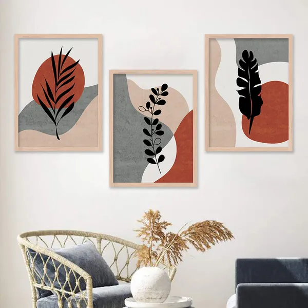 ARTELLY_Modern_Art_Framed_Wall_Paintings_For_Wall/Home_Decoration_Living_Room_Bedroom_Frames_For_Office_Hotel_Cafe_Wall_Decor_Big_Size_Decorative_Artwork_items,_Set_of_3_(11inch_x_14inch,_Boho_14)